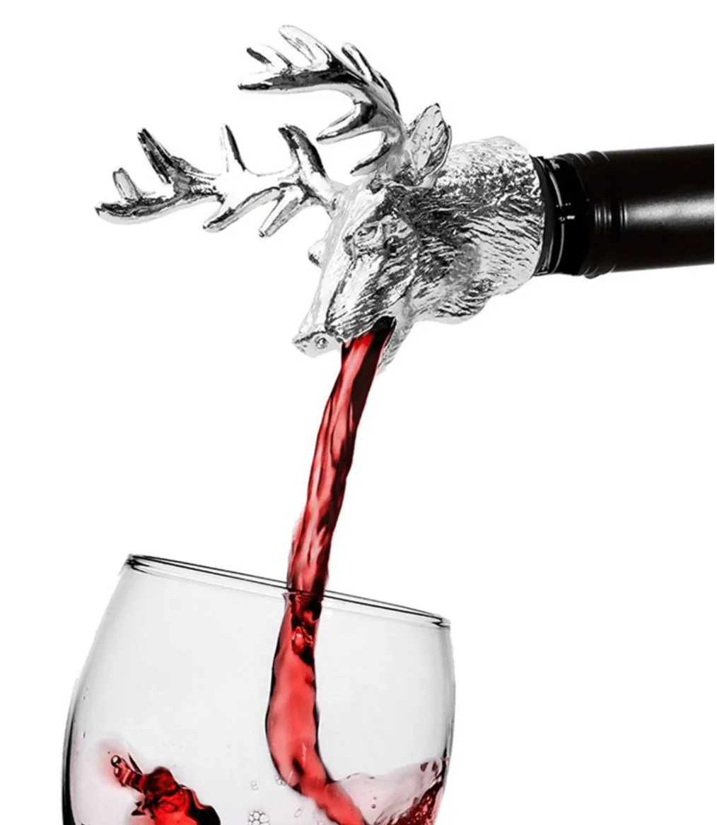 Deer Head Wine Pourer