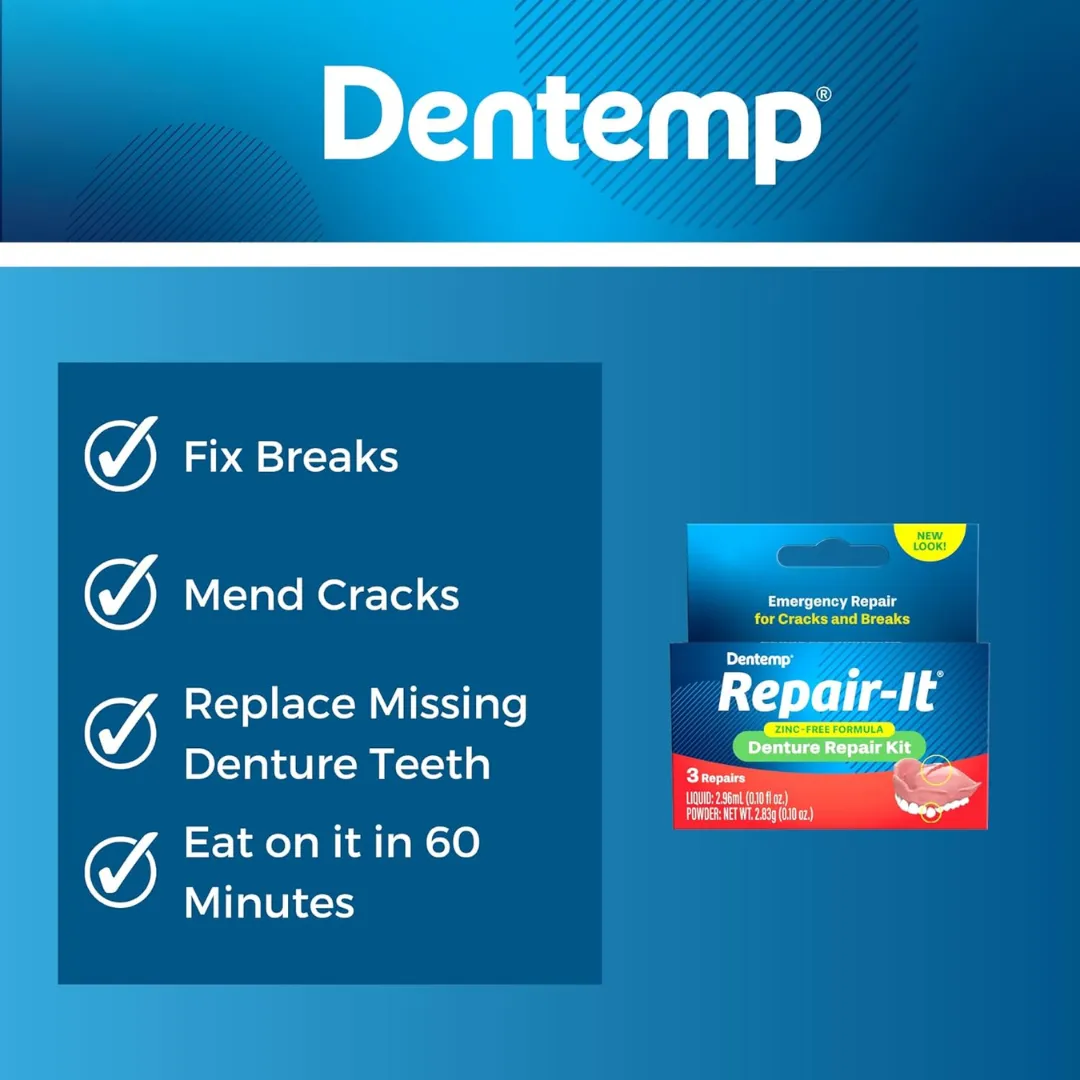 Dentemp Repair-It Denture Repair Kit Pack of 1 (T)