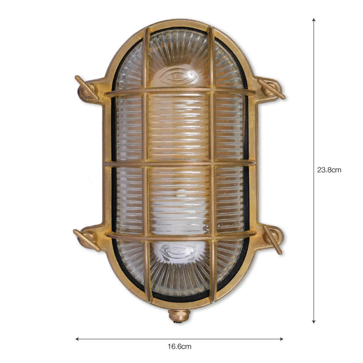 Devonport Bulk Head Light - Brass