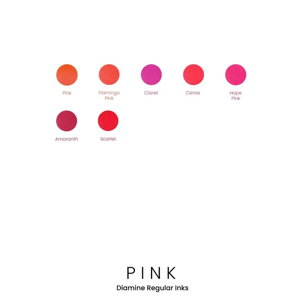 Diamine Ink Bottle (30ml / 80ml) - Pink