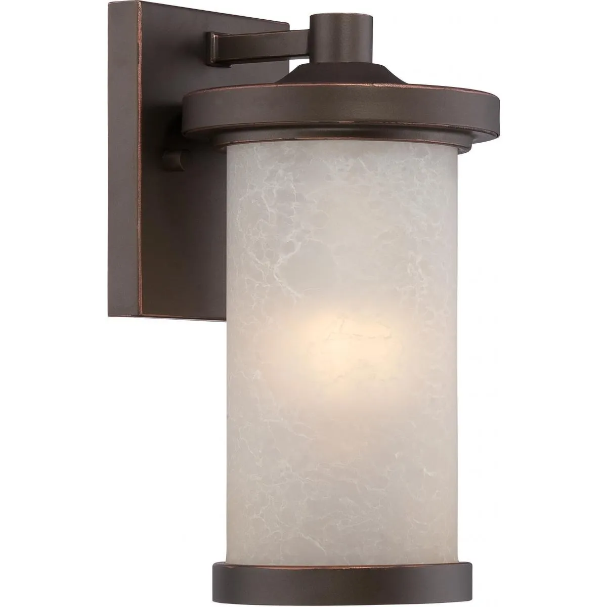 Diego 10 In. LED Outdoor Wall Light 800 Lumens Bronze Finish