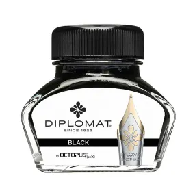 Diplomat Ink Bottle - Octopus Fountain Pen Smooth Quick Dry Black, 30ml | D41001002