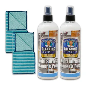 Don Aslett Multi-Surface Clean/Polish & Protect Spray 2 pack