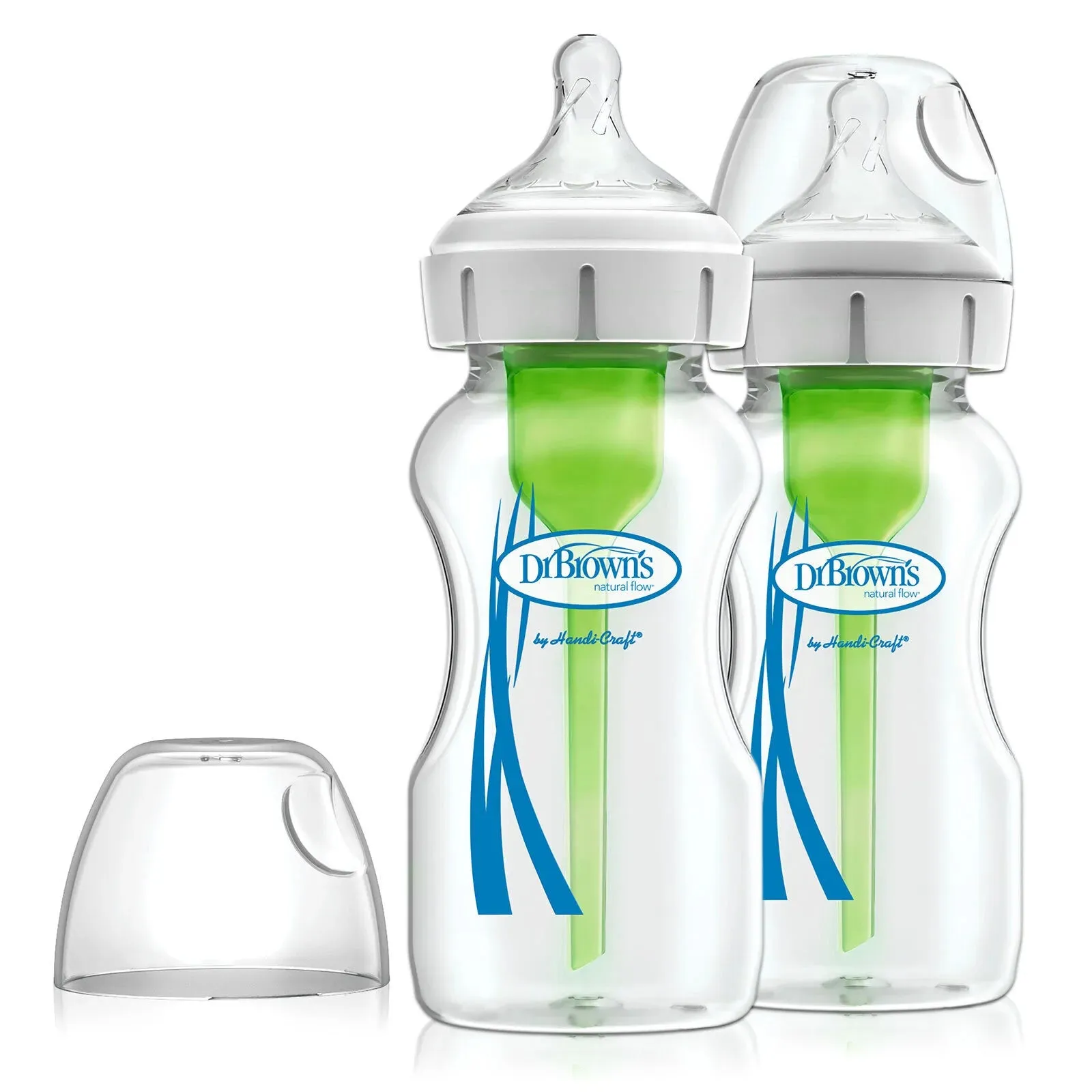 Dr. Brown's Options  Wide Neck Anti-Colic Glass Bottle 270ml 2 pcs