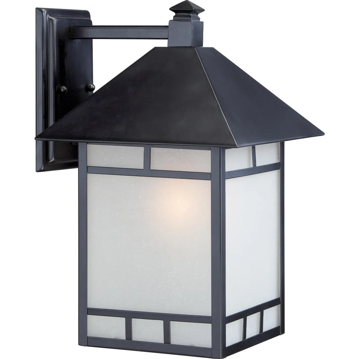 Drexel 16 In. Outdoor Wall Light Black Finish