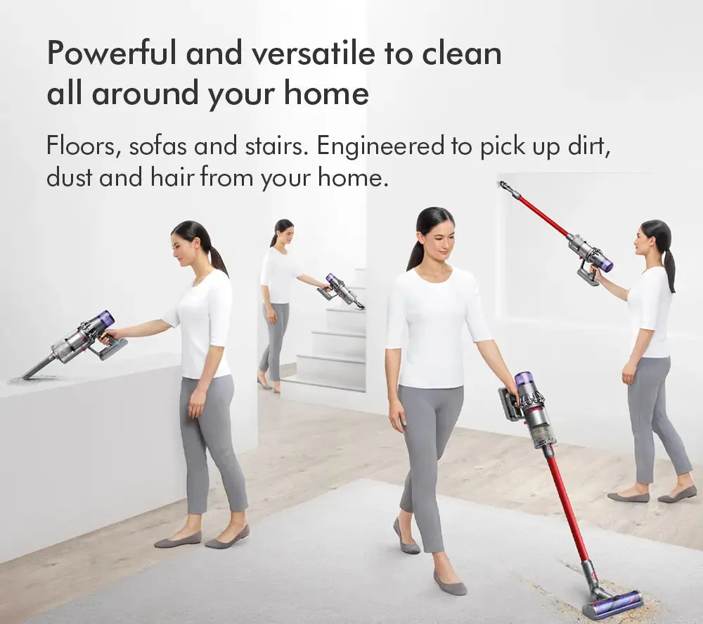 Dyson V11 Extra Cordless Vacuum Cleaner With Up To 60 Minutes Run Time, Nickel/Red