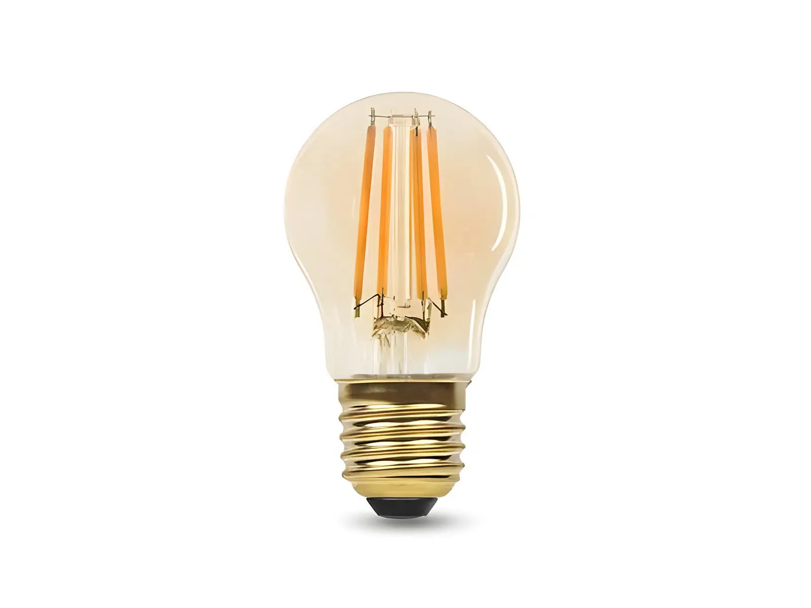 E27 LED Lamp filament P45 4W 2200K Amber dimbaar