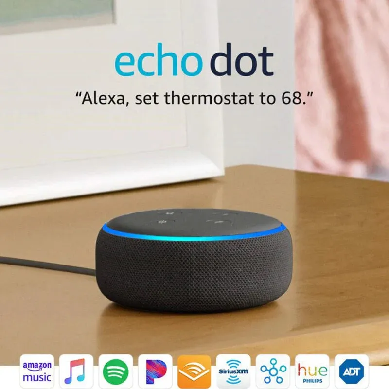 Echo 3 Generation AI Smart Speaker Alexa Can Control the Same Series of Smart Appliances