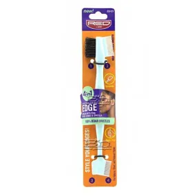 Edge 4in1 Brush with Fine Edge Combs & Spatula, Aqua