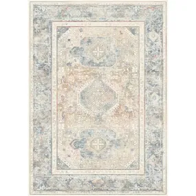 Elera Blue Red Beige Rug - Second Love