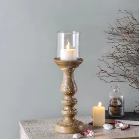 Ellie Beige Candle Holder