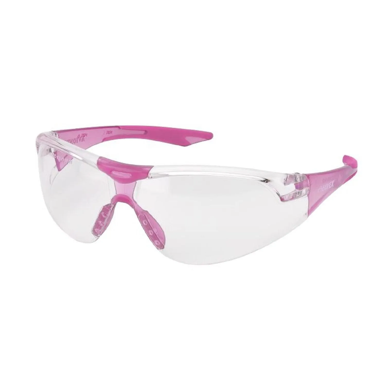 Elvex Avion Slim Fit Clear Lens with Pink Frame, SG-18C-Slim-PINK (1 Pair)