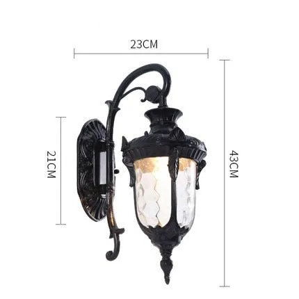 European Retro Garden Yard Porch Light