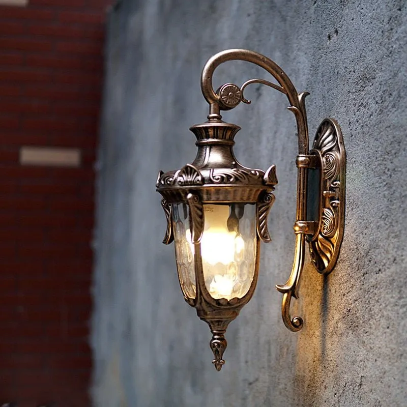 European Retro Garden Yard Porch Light