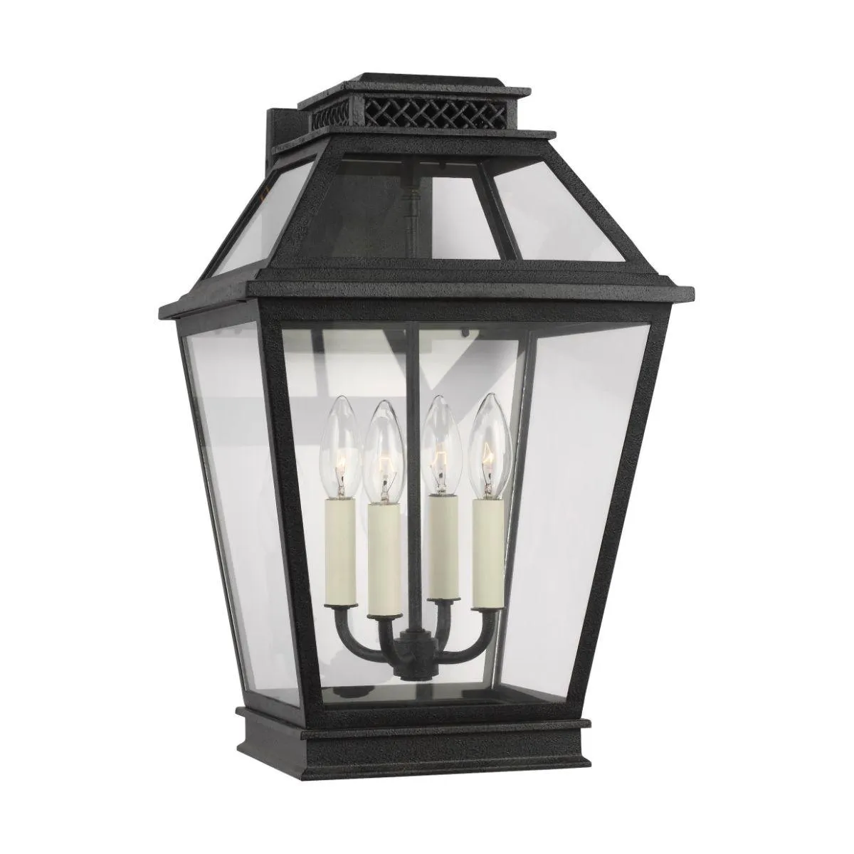 Falmouth Large 19 In. 4 Lights Outdoor Wall Light Gray Finish