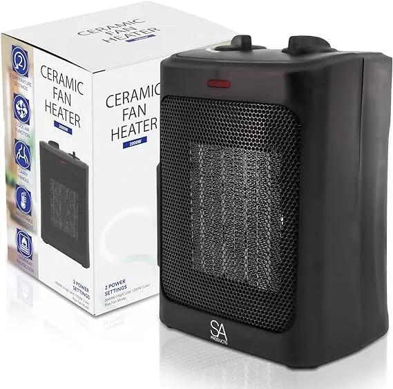 Fan Heater Ceramic mini 2000W | 1200W (2 settings plus fan mode)