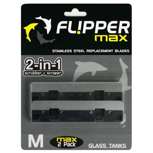 Flipper Max Stainless Steel Replacement Blades (2 pack)