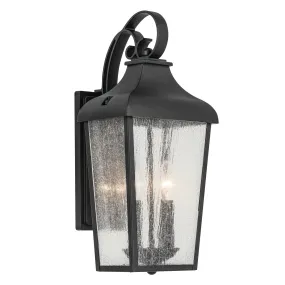 Forestdale 2-Light Outdoor Wall Mount in Textured Black