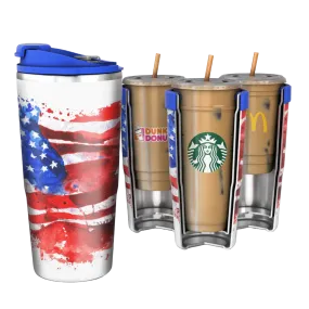 FrostBuddy® 30oz To-Go Buddy Paint Merica Coffee Insulator TOGO30-PAINTMERICA