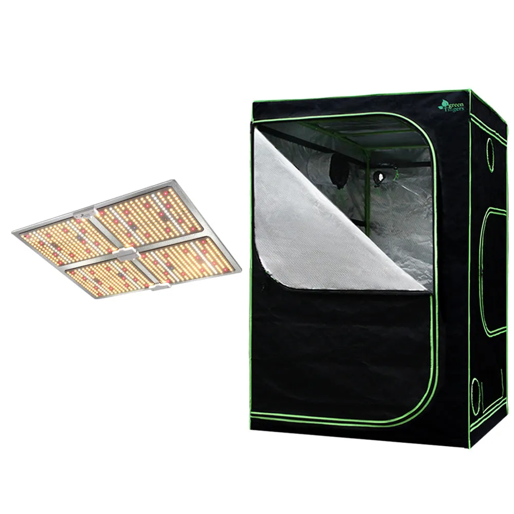 Full-Spectrum 4500W LED Grow Tent Light Kit, 150x150x200CM - Greenfingers