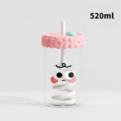 Funny Face Glass Cups