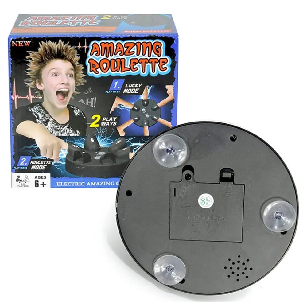 Funny Polygraph Shocking Roulette Party Game - Battery Powered