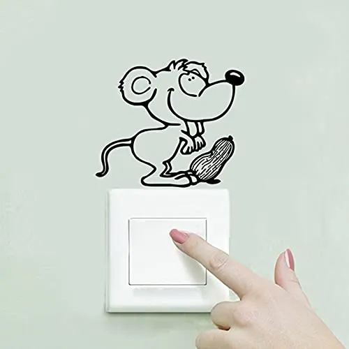 GADGETS WRAP Animal Art Switch Sticker Vinyl Wall Decal Decoration Sticker