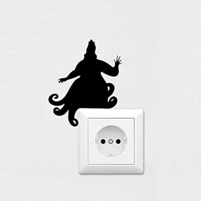 GADGETS WRAP Black Creative DIY Funny Switch Wall Sticker Vinyl Wall Decal Decoration Sticker