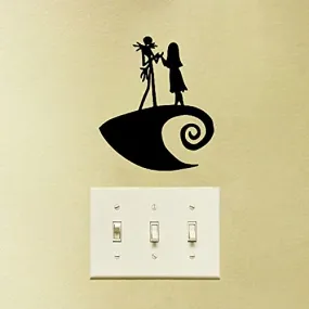 GADGETS WRAP Black Creative DIY Light Switch Wall Sticker Vinyl Wall Decal Decoration Sticker