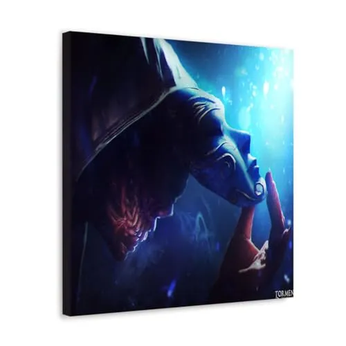 GADGETS WRAP Canvas Gallery Wrap Framed for Home Office Studio Living Room Decoration (10x10inch) - Tides Of Numenera 1