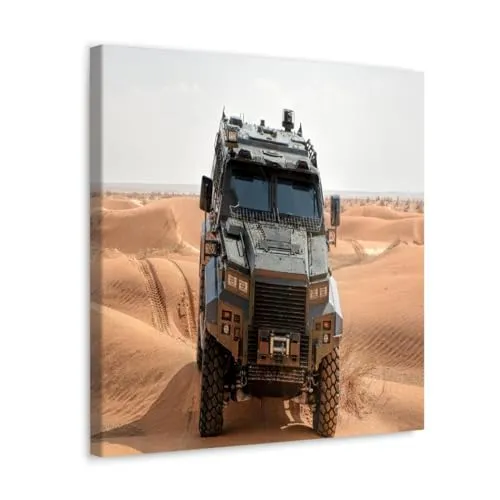 GADGETS WRAP Canvas Gallery Wrap Framed for Home Office Studio Living Room Decoration (10x10inch) - Turkish Army Ejder