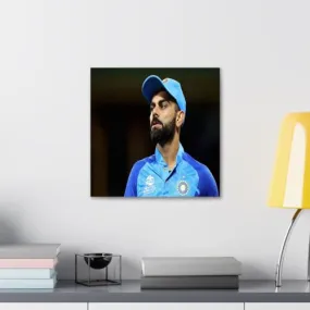 GADGETS WRAP Canvas Gallery Wrap Framed for Home Office Studio Living Room Decoration (10x10inch) - Virat Kohli Match Stratergy