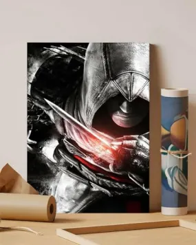 GADGETS WRAP Canvas Gallery Wrap Framed for Home Office Studio Living Room Decoration (11x14inch) - Assassins Attack Mode