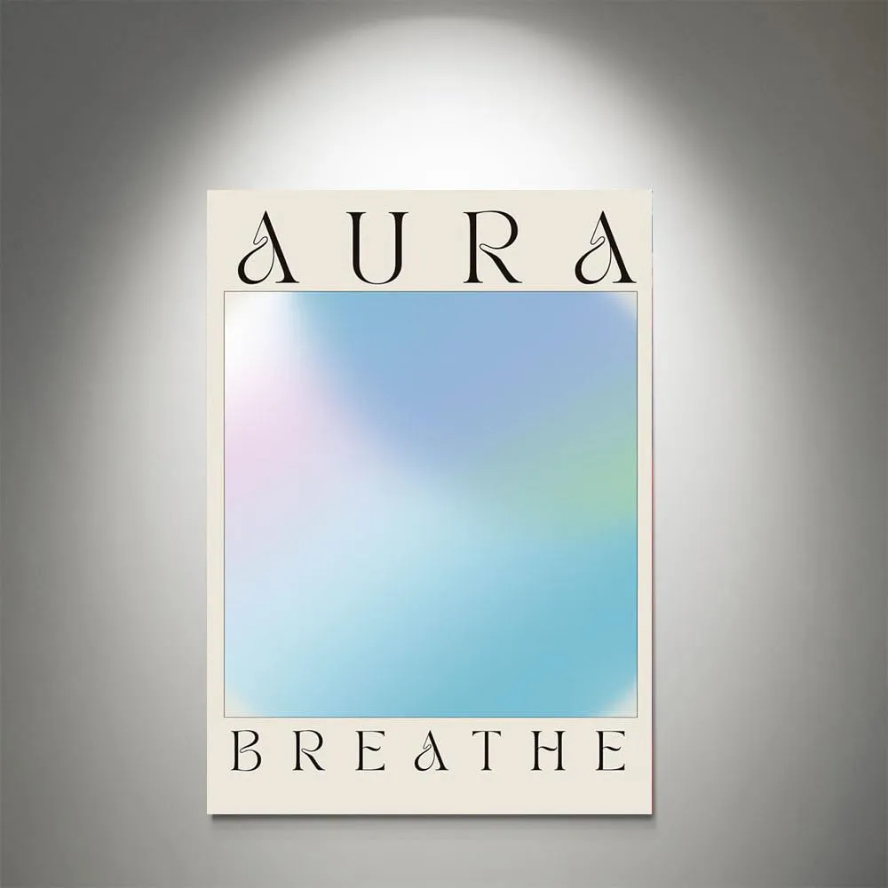 GADGETS WRAP Canvas Gallery Wrap Framed for Home Office Studio Living Room Decoration (11x14inch) - Aura Breathe Poster