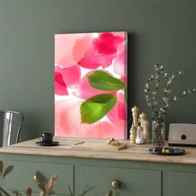 GADGETS WRAP Canvas Gallery Wrap Framed for Home Office Studio Living Room Decoration (11x17inch) - Rose Painting