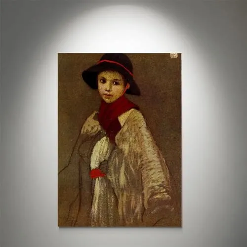 GADGETS WRAP Canvas Gallery Wrap Framed for Home Office Studio Living Room Decoration (11x17inch) - Shepherd Boy Of Felsobanya(1909)