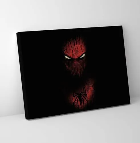 GADGETS WRAP Canvas Gallery Wrap Framed for Home Office Studio Living Room Decoration (11x9inch) - Danger Spider