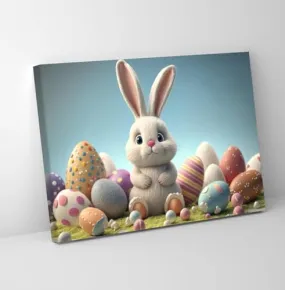 GADGETS WRAP Canvas Gallery Wrap Framed for Home Office Studio Living Room Decoration (11x9inch) - Happy Easter 7