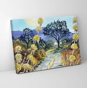 GADGETS WRAP Canvas Gallery Wrap Framed for Home Office Studio Living Room Decoration (11x9inch) - September Morning Light Print