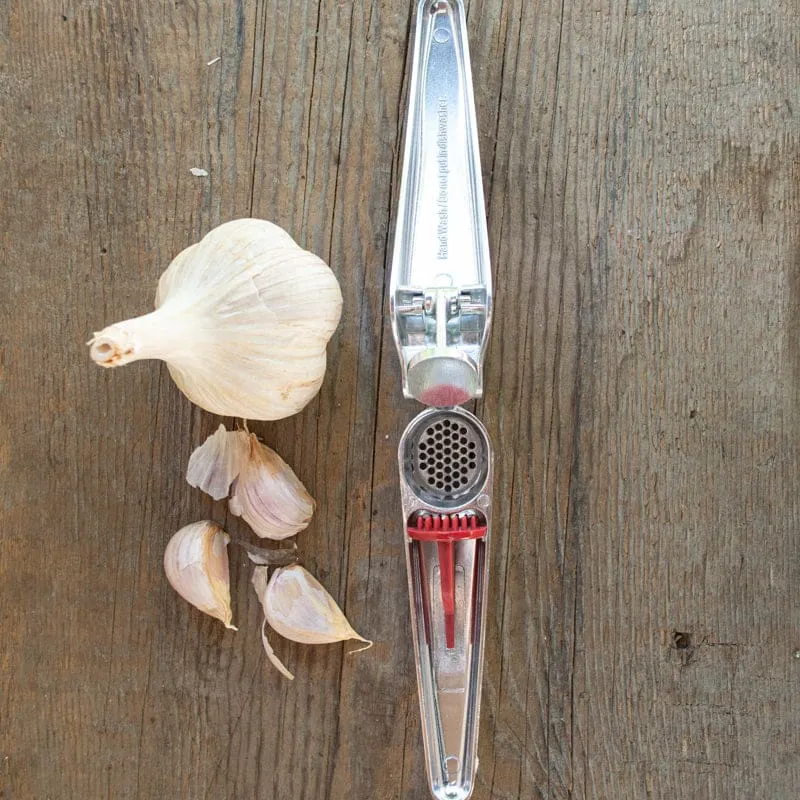 Garlic Press with Cleaner