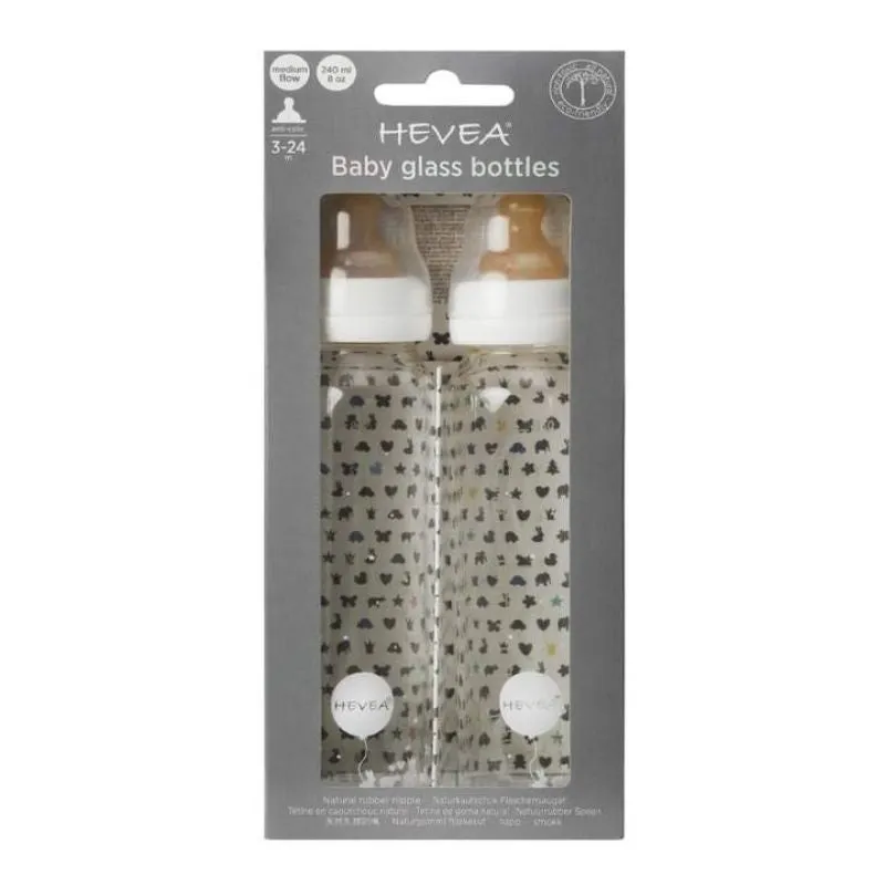 Glass Bottles - 2 Pack