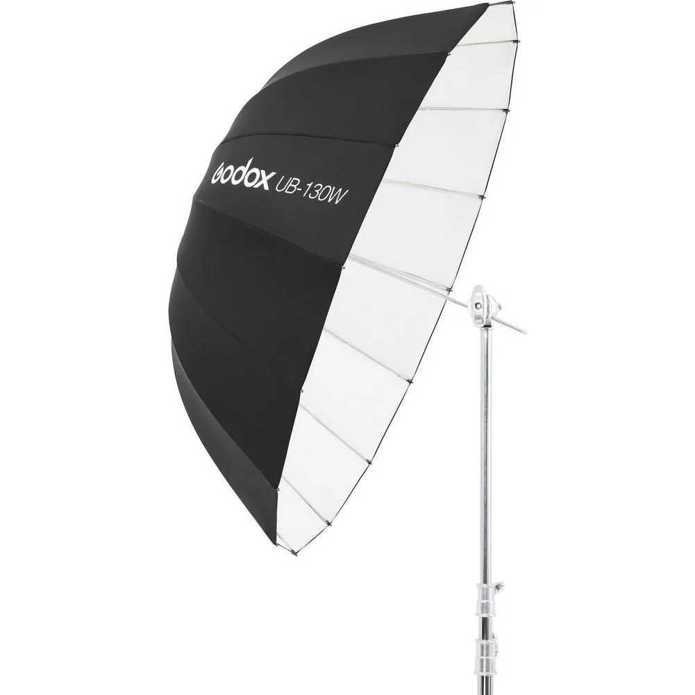 Godox UB-130W 51"/130cm Parabolic Reflector Umbrella (White)