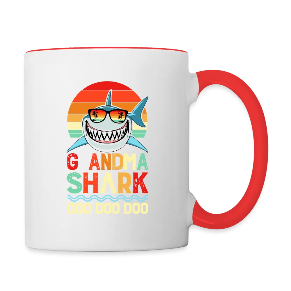 Grandma Shark Doo Doo Doo Coffee Mug