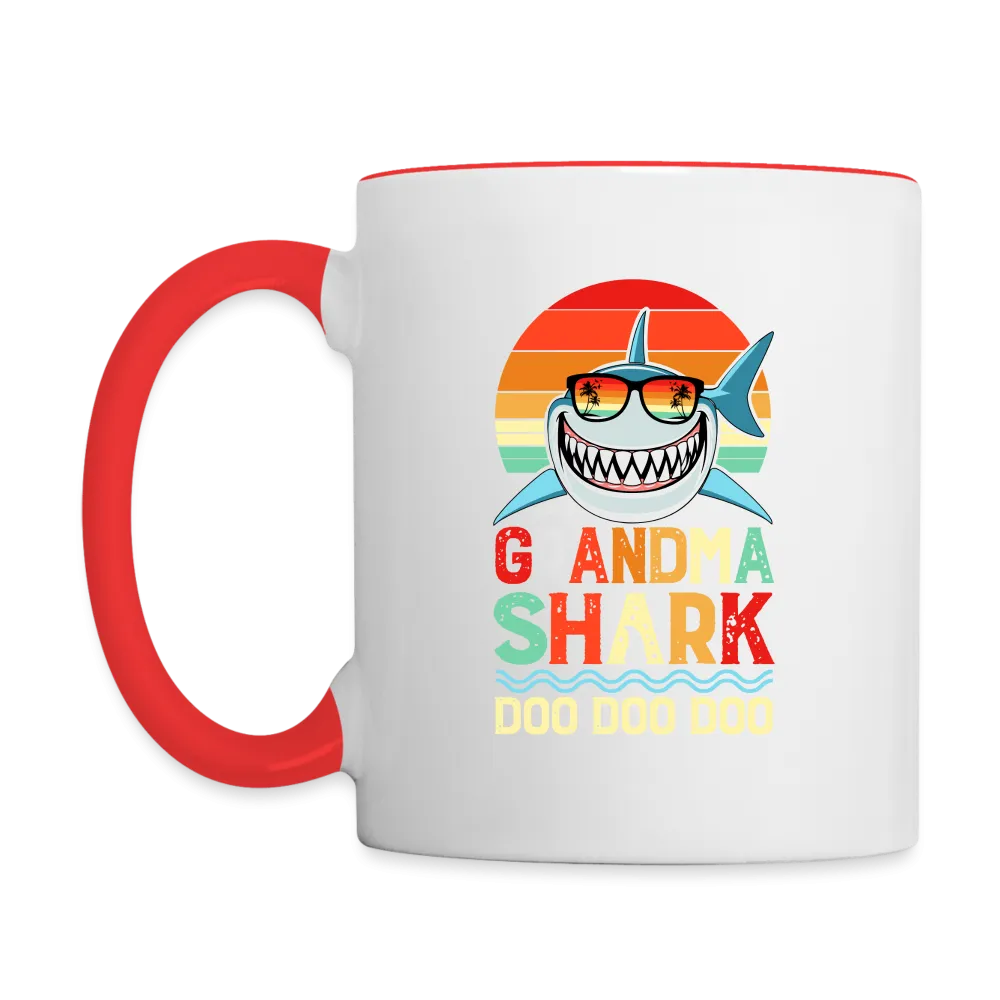 Grandma Shark Doo Doo Doo Coffee Mug