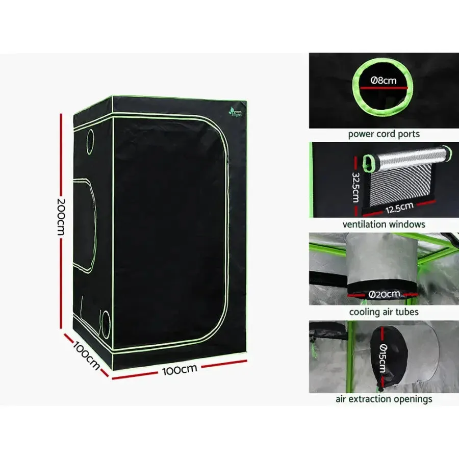 Green Fingers Grow Tent 2200W LED Grow Light Hydroponics Kits Hydroponic System