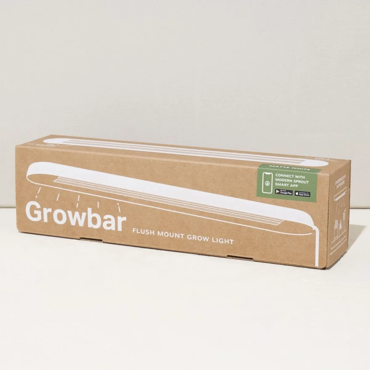 Growbar White LED Grow Light Fixture (Online Only) | Under Cabinet or Shelf Mount