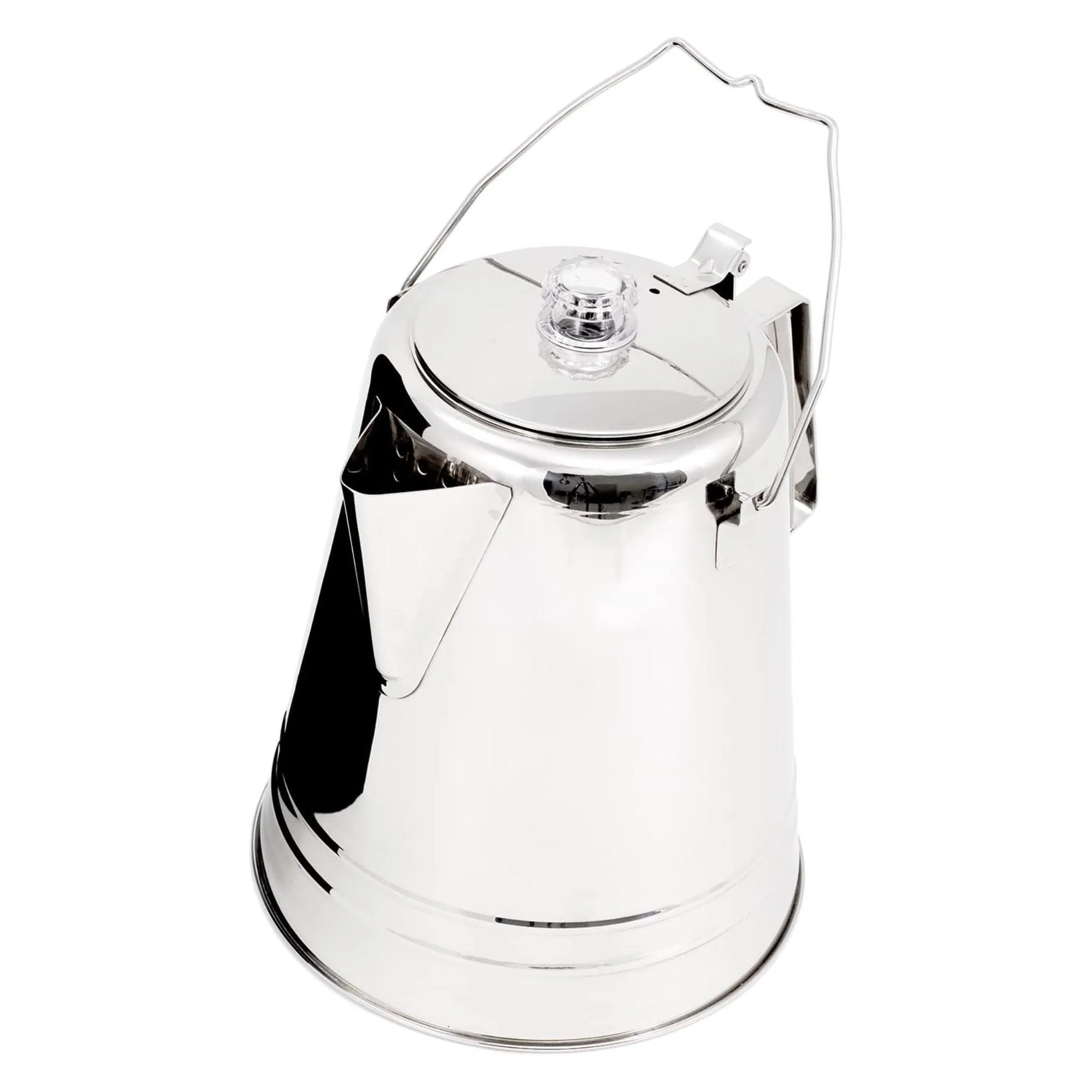 GSI Outdoors Glacier Stainless Coffee Percolator 8 Cups Camping w/ Groups