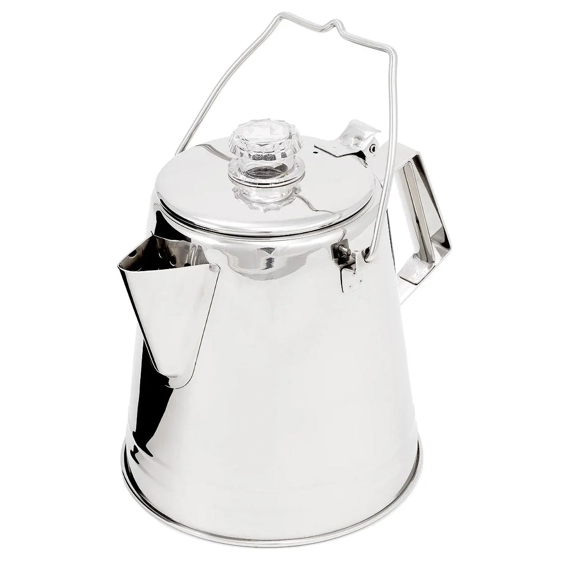 GSI Outdoors Glacier Stainless Coffee Percolator 8 Cups Camping w/ Groups