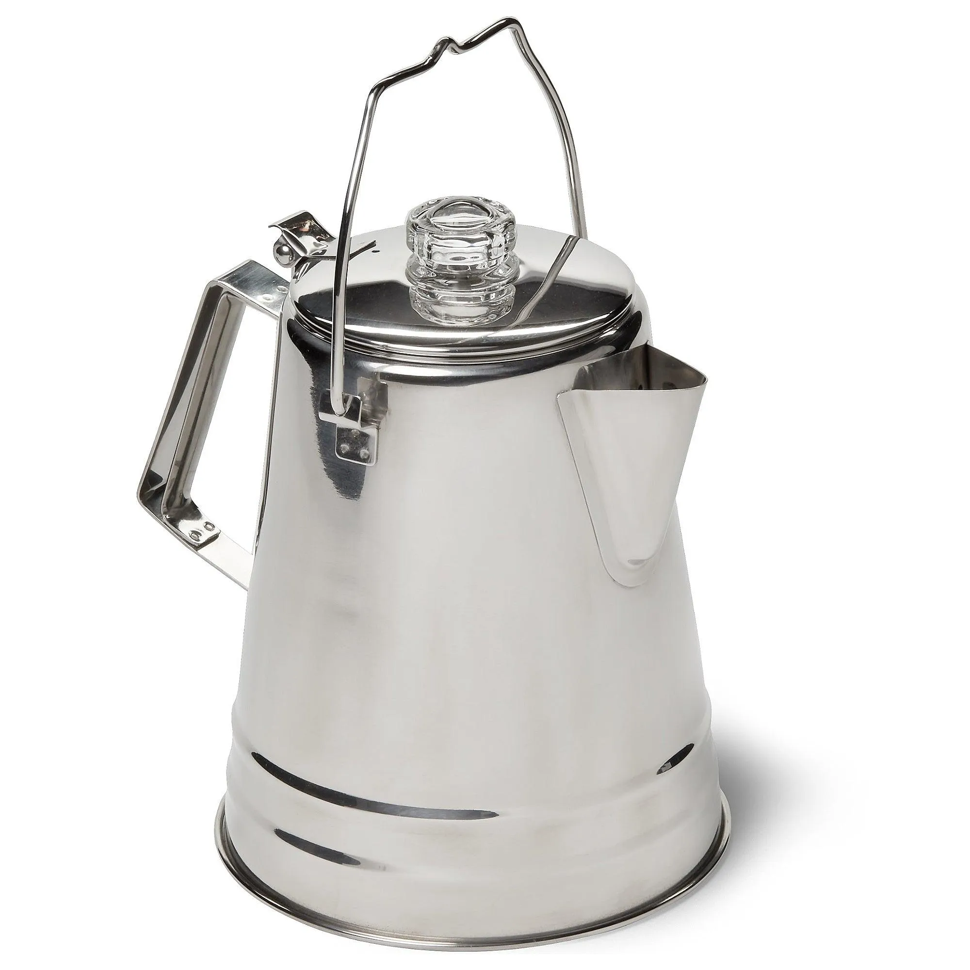 GSI Outdoors Glacier Stainless Coffee Percolator 8 Cups Camping w/ Groups