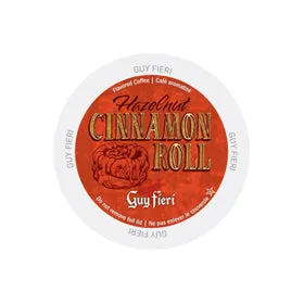 Guy Fieri Hazelnut Cinnamon Roll Single Serve Coffee 24 Pack